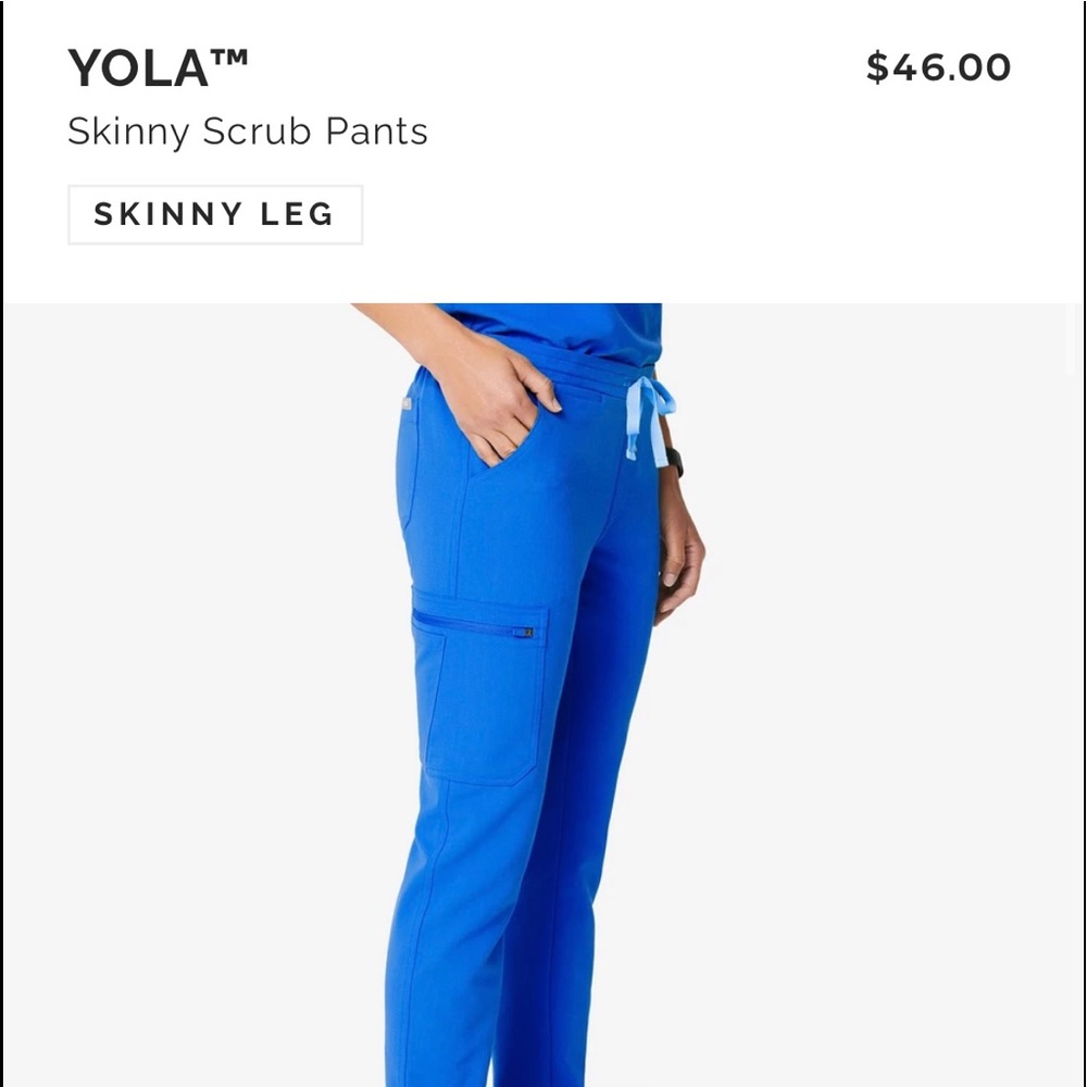 Tall Royal Blue Figs Scrubs